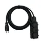 Удлинитель-шнур Itok i-connect-color-SU-KG-325-3-54-3-black 3 розетки с заземлением 3x2.5 мм 3 м 3500 Вт цвет черный