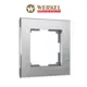 Рамка для розеток и выключателей Werkel Aluminium 1 пост цвет алюминий