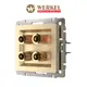 Розетка акустическая Werkel W1185011 цвет шампань
