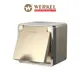 Розетка накладная с заземлением Werkel W5071210 цвет шампань