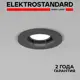 Светильник уличный встраиваемый Elektrostandard A064266 1 м² под отверстие 7 см цвет графит