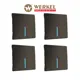 Клавиша для выключателя c подсветкой Werkel W1119112 цвет бронзовый 4 шт.