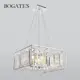 Подвесная люстра с хрусталем BOGATE'S 312/6 хром