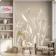 Фотообои флизелиновые 3d Barton wall N16602-B Растения цветы птицы 200x270 см