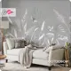 Фотообои флизелиновые 3d Barton wall N16606-G Растения цветы птицы 600x270 см