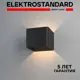 Светильник настенный светодиодный Elektrostandard Corudo a053071, теплый белый свет, цвет чёрный