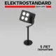 Светильник ландшафтный светодиодный Elektrostandard 35142/S Visor IP65 нейтральный белый свет цвет чёрный 26 см