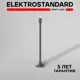 Светильник ландшафтный светодиодный Elektrostandard Isida 35165/F 110 см нейтральный белый свет цвет серый
