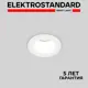 Светильник точечный светодиодный встраиваемый Elektrostandard 25023/LED Teka a056770 под отверстие нейтральный белый свет цвет белый