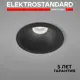Светильник встраиваемый светодиодный уличный Elektrostandard a060170 Light LED 3005 IP65 цвет черный