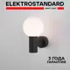 Светильник настенный уличный Elektrostandard 35126/D Sfera 12 Вт IP54 цвет черный