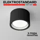 Светильник уличный потолочный GX53 Elektrostandard 35144/H Light a057868 12 Вт IP54 цвет черный