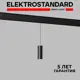 Трековый светильник Elektrostandard 85519/01 Slim Magnetic светодиодный 12 Вт однофазный магнитный 4 м² цвет черный