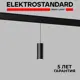 Трековый светильник Elektrostandard 85520/01 Slim Magnetic светодиодный 15 Вт однофазный магнитный 5 м² цвет черный