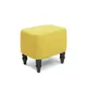 Пуф Monofix Буно 42x42x42 см искусственная кожа цвет желтый