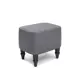 Пуф Monofix Буно 42x42x42 см искусственная кожа цвет серый