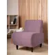 Кресло Monofix Кресло Буно велюр 55x73x67 см велюр цвет сиреневый