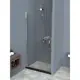 Душевая дверь Belbagno 381400 85см эффект стекла прозрачный распашной