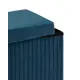 Пуф велюр складной с ящиком Stool Group HS15-F12 V70 BOX, 38x38 см, цвет синий