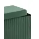 Пуф велюр складной с ящиком Stool Group HS15-F12 V65 BOX2, 38x38 см, цвет зеленый