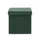Пуф велюр складной с ящиком Stool Group HS15-F12 V65 BOX, 38x38 см, цвет зеленый