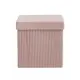 Пуф велюр складной с ящиком Stool Group HS15-F12 V28 BOX2, 38x38 см, цвет пыльно-розовый