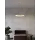 Люстра подвесная светодиодная Newlamp Morsetti с пультом управления 12 м² регулируемый белый свет цвет белый