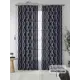Комплект штор At home Базовая коллекция AT937063 на шторной ленте 280x150 см цвет синий, зеленый
