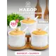 Банка для пищевых продуктов Elan gallery 540868 фарфор цвет белый, светло-коричневый
