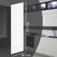 Фасад для кухонного шкафа Аша Белая 29.7x102.1 см Delinia ID ЛДСП цвет белый
