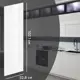 Фасад для кухонного шкафа Аша Белая 32.2x102.4 см Delinia ID ЛДСП цвет белый