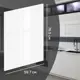 Фасад для кухонного шкафа Аша Белая 59.7x76.5 см Delinia ID ЛДСП цвет белый