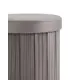Пуф велюр складной с ящиком Stool Group HS15-F11 V17 BOX2, 38x38 см, цвет антрацитовый