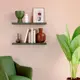 Полка настенная Spaceo Paris 80x23.5 см МДФ цвет чёрный