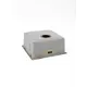 Мойка для кухни врезная с коландером Grandex aqua OPTIMA 44 PVD GOLD 5011351 44x44 см глубина чаши 20 см нержавеющая сталь aisi 304 цвет золото