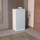 Комод Веста Марта 600-5 5 ящиков 60х50х122 см мдф цвет лазурное дерево текстура дерева