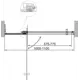 Душевая дверь Cezares Slider-B-1-100/110-BR-Cr 110см эффект стекла тонированный распашной