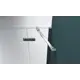 Душевая дверь Belbagno Kraft B-12-60/60-C-Cr-R 120см эффект стекла прозрачный распашной