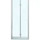 Душевая дверь Belbagno Albano 60см эффект стекла прозрачный складной