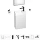 Тумба с раковиной подвесная Wellsee WC Area 20216946R для ванной