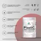 Краска для пластика пенопласта сайдинга Malare PlastiC Latex быстросохнущая матовая цвет молочный шоколад 1 кг
