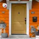 Краска для деревянного забора Malare дзабкрыш_665 Wood антисептическая быстросохнущая без запаха полуглянцевая сочный цитрус 0.5 кг