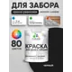 Краска для деревянного забора Malare Wood антисептическая быстросохнущая без запаха полуглянцевая черный 2 кг