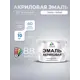 Эмаль для деревянных и минеральных поверхностей Malare Proffesional без запаха быстросохнущая полуглянцевая цвет темно-серая 10 кг