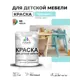 Краска для мебели Malare Latex экологичная без запаха матовая цвет аквамарин 1 кг