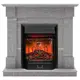 Каминокомплект Realflame Andrea с очагом Majestic Lux BL 1500Вт мрамор серый