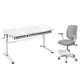 Комплект Cubby парта Iris Grey и кресло LST9 Grey