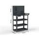 Тележка инструментальная Metalex 118330 Тип 4 950x450x900 мм 4 полки