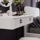 Стол туалетный Трия Тиффани 87x15.5x42 см ЛДСП цвет белый жемчуг/белый софт