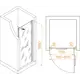 Душевая дверь Rgw 587909 80см эффект стекла прозрачный распашной